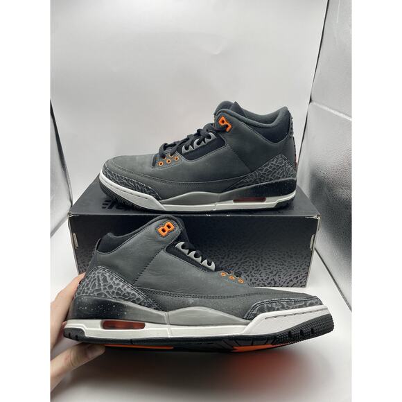 Size 9 - Jordan 3 Retro 2023 Mid Fear - Picture 1 of 6